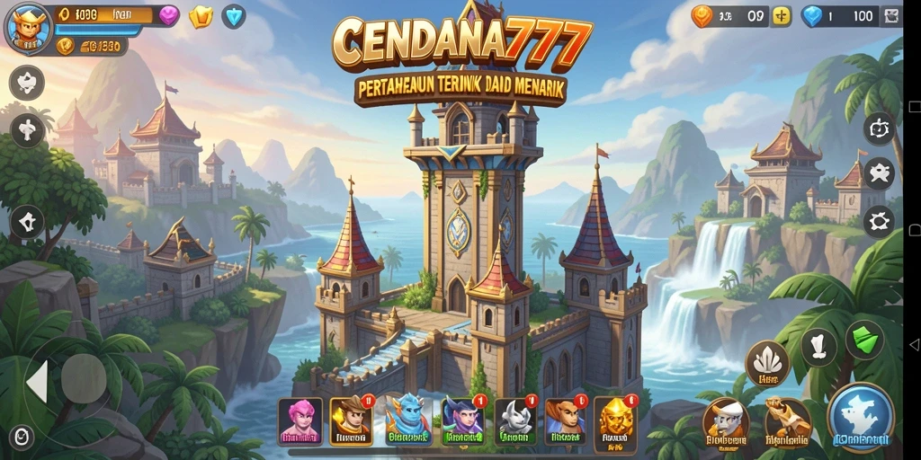 Gameplay menara pertahanan yang menegangkan di CENDANA777.