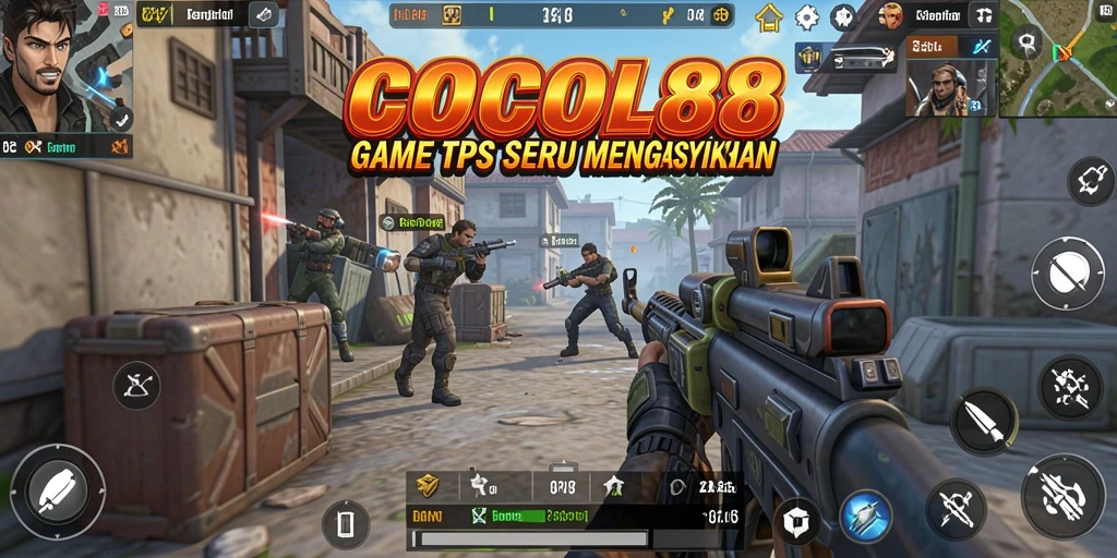 Tampilan seru dari gameplay COCOL88 dengan aksi TPS yang mendebarkan.