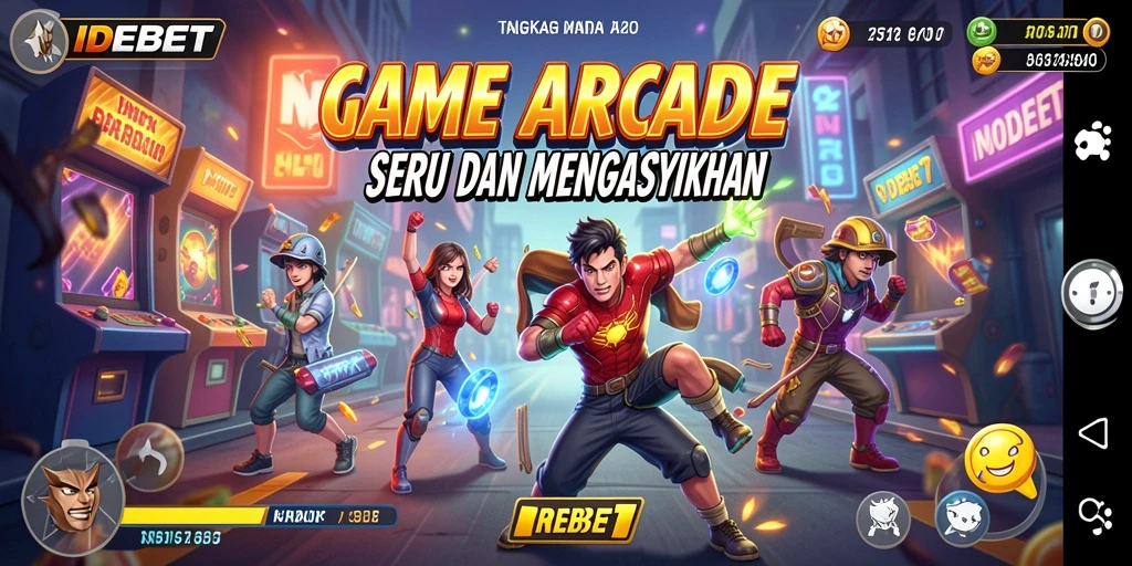 Screenshot permainan IDEBET menunjukkan aksi gameplay yang seru dan menarik.